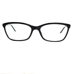 Versace Eyeglasses Frames MOD.3186 GB1 Polished Black Gold Studs 54-16-140 20155